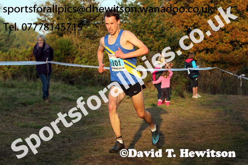 Senior men, National Cross Country Relays, Berry Park, Mansfield. Photo: David T. Hewitson/Sports for All Pics